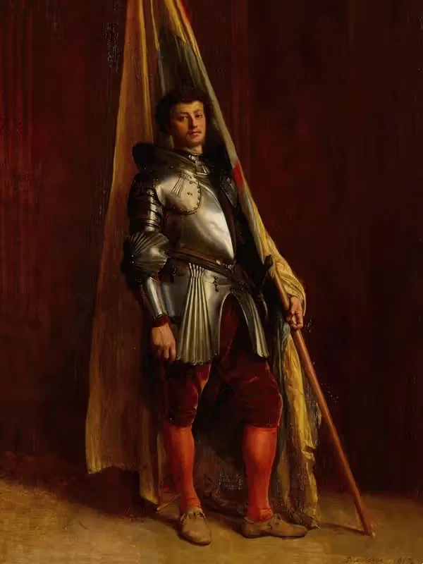 Le Porte-Étendard by Ernest Meissonier, 1857 — digital art print download