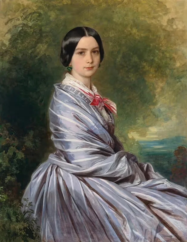 Portrait of Augusta Wichrow — Franz Xaver Winterhalter