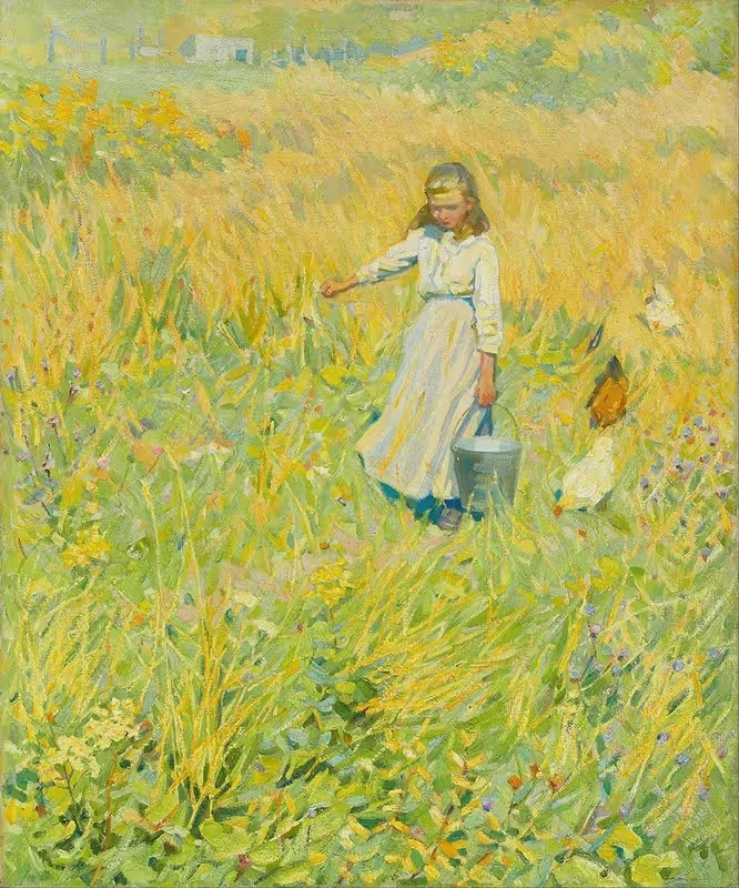 Маленький работник by Хелен Гэллоуэй МакНиколл, 1902-1912 — digital art print download