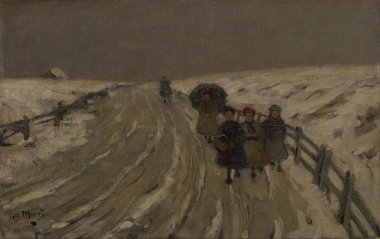 Возвращение из школы by Джеймс Уилсон Моррис, 1896-1906 — digital art print download