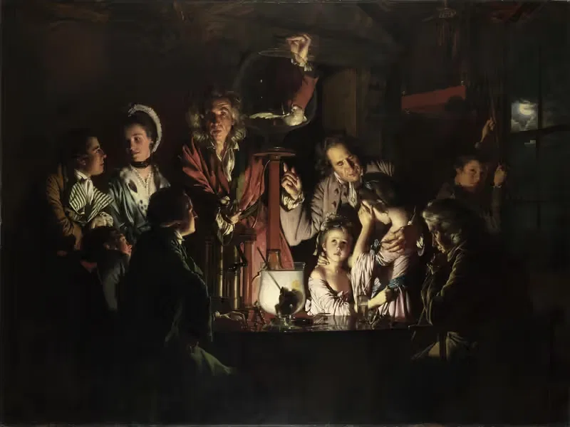 An Experiment on a Bird in an Air Pump — Joseph Wright of Derby