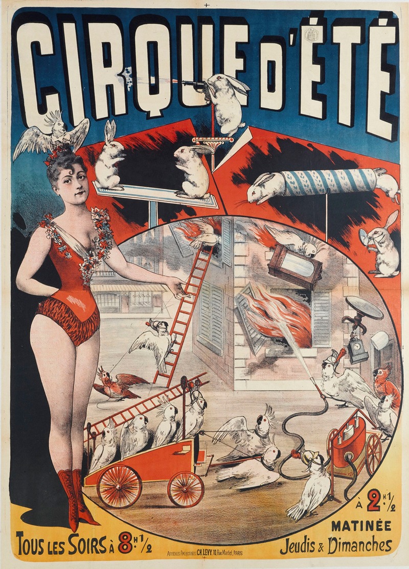 Cirque D'ete Tous Les Soirs by Аноним, 1890 — digital art print download