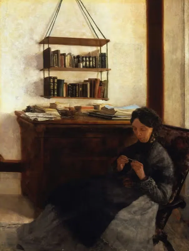 Мать художника by Луи Эйзен, 1877 — digital art print download