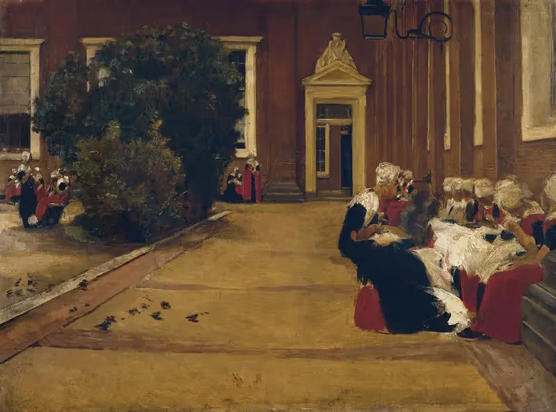Orphan Girls in Amsterdam — Max Liebermann