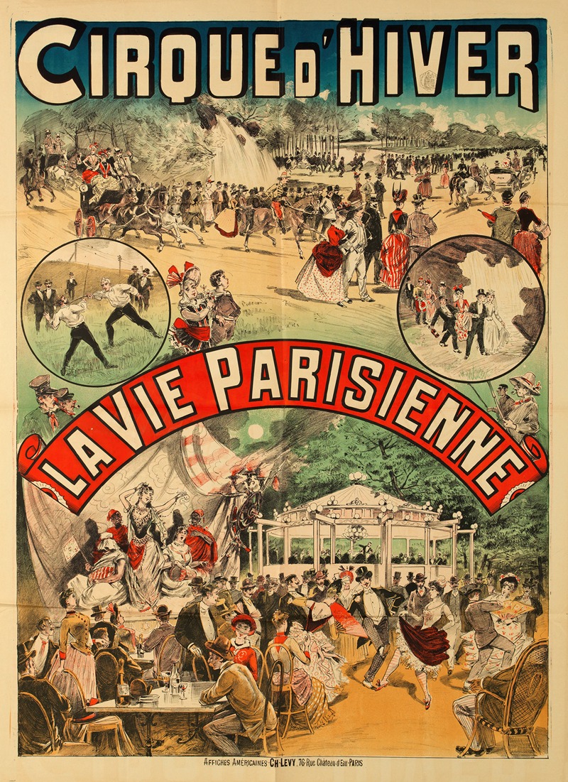Cirque D'hiver La Vie Parisienne — Имп. Эмиль Леви