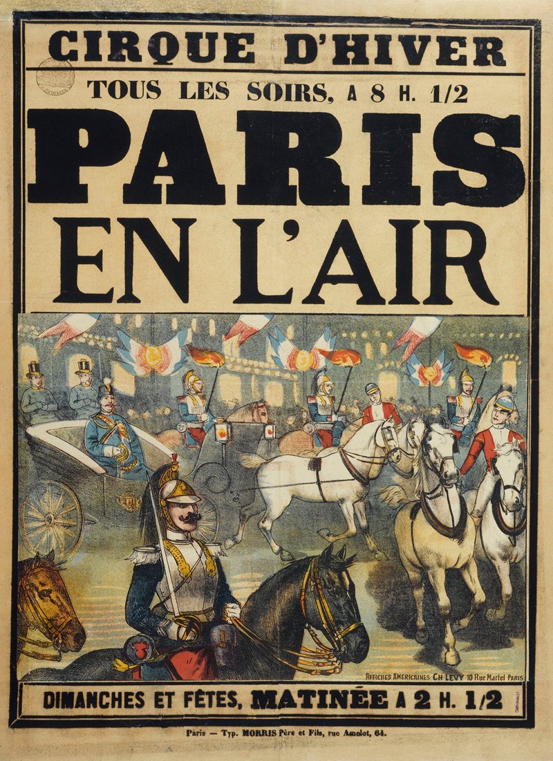 Cirque D'hiver Tous Les Soirs by Аноним, 1888 — digital art print download