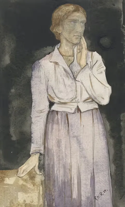 Стоящая женщина by Ричард Николаус Роланд Хольст, 1878 - 1938 — digital art print download