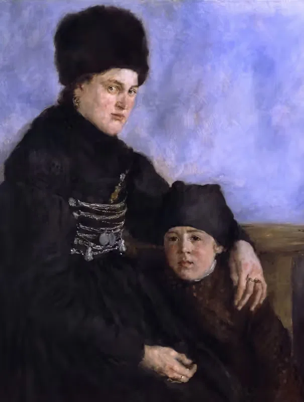 Woman and Child — Wilhelm Leibl