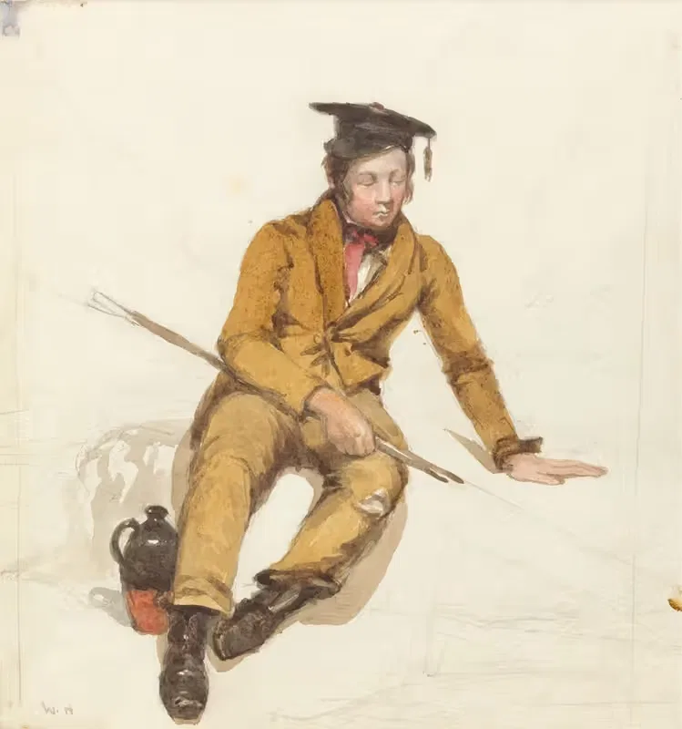 A Young Scholar Goes Fishing — William Henry Hunt