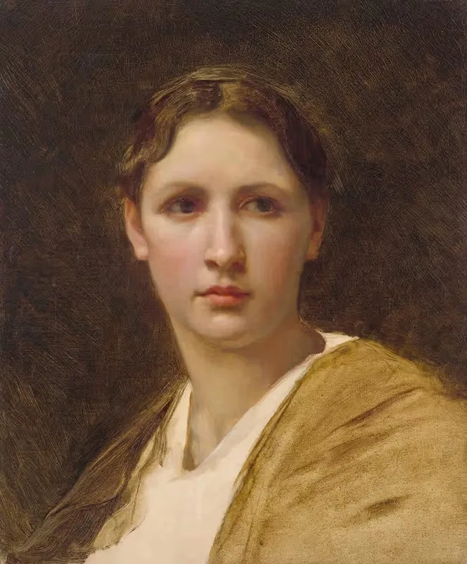 Этюд головы by Уильям Бугеро, 1898 — digital art print download