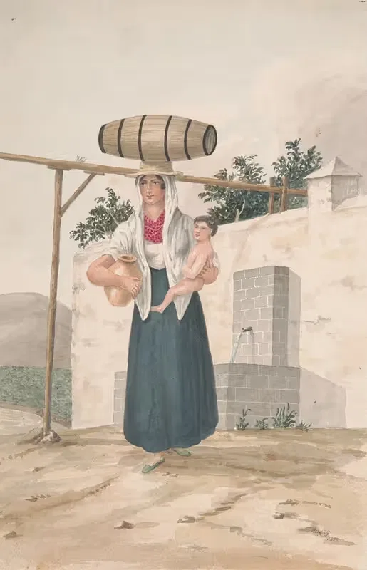 Manner of carrying children — Alfred Diston
