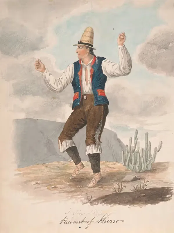 Крестьянин с Иерро by Альфред Дистон, 1825 — digital art print download