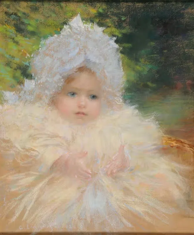 Madeleine Lemoine, nièce du peintre — Charles-Lucien Léandre