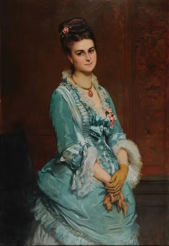 Мадам Луи Поммери by Эдуар-Луи Дюбуф, 1875 — digital art print download