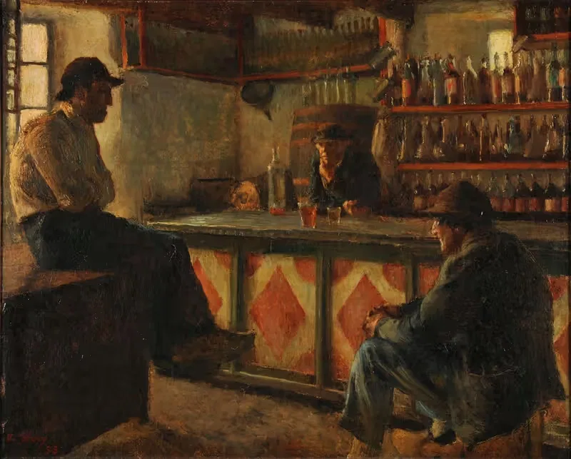 Интерьер загородного кафе by Эмиль Вери, 1895 — digital art print download