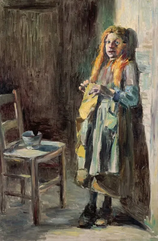 Girl of Bréhat — Kuroda Seiki