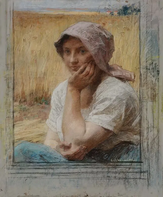 La moissonneuse au repos by Léon Augustin Lhermitte — digital art print download