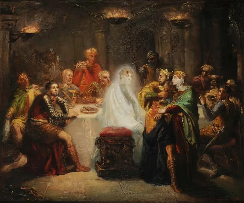 Призрак Банко by Теодор Шассериу, 1854-1855 — digital art print download