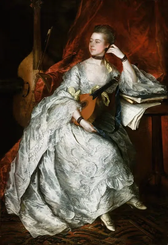 Энн Форд (позже миссис Филипп Тикнесс) by Томас Гейнсборо, 1760 — digital art print download