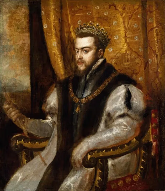 King Philip II of Spain — Titian