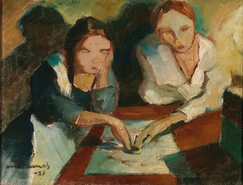 Спиритистская сеанса by Вяйно Куннас, 1921 — digital art print download
