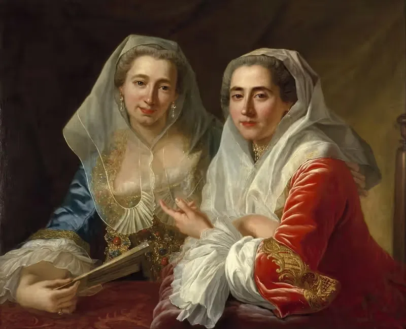 Сестры Мирабита by Антуан де Фавре, 1754-1764 — digital art print download