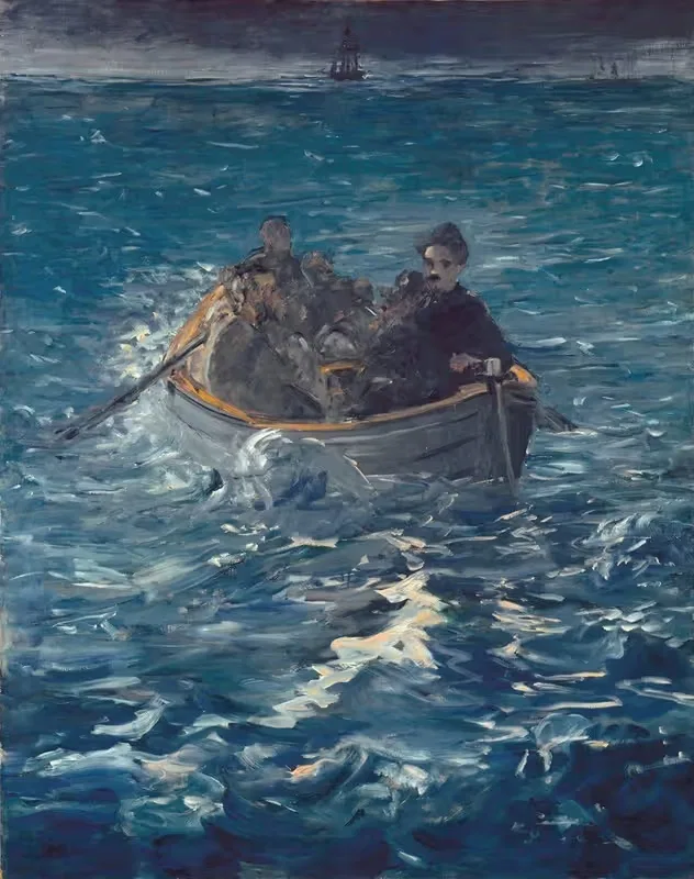 Rochefort's Escape by Édouard Manet, 1881 — digital art print download