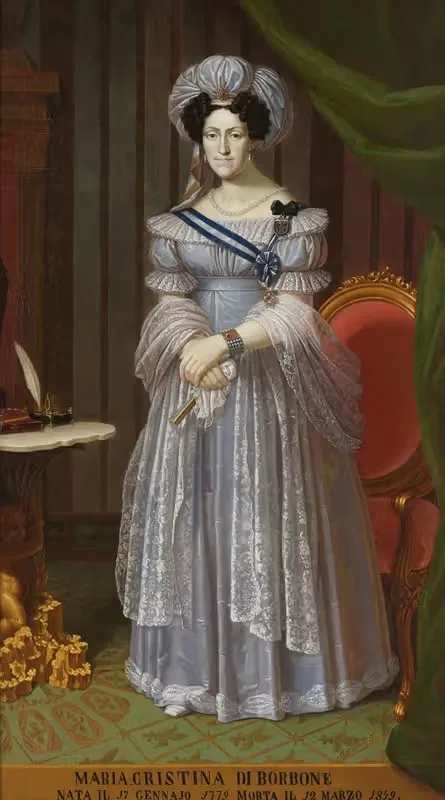 Ritratto di Maria Cristina di Borbone — Francesco Marabotti