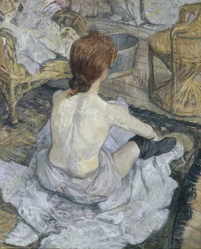Rousse, dit aussi La Toilette — Henri de Toulouse-Lautrec