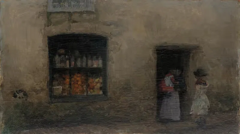Оранжевая записка: кондитерская by Джеймс Абботт МаКнилл Уистлер, 1883 — digital art print download