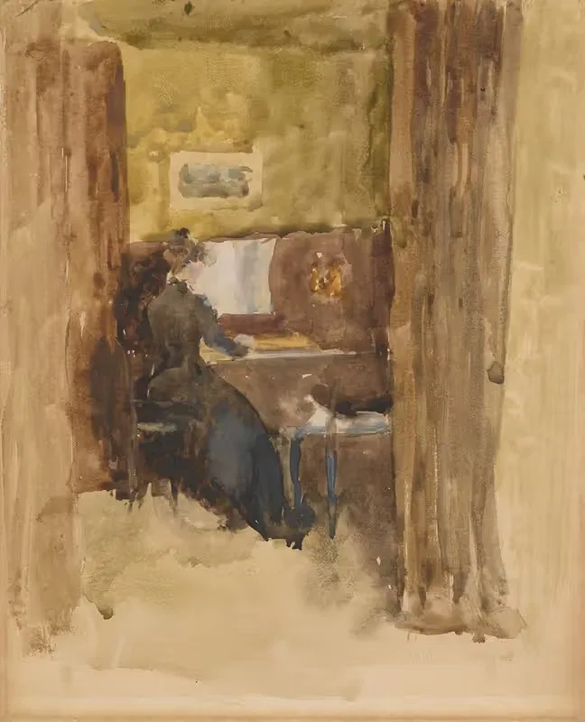 Бравура в коричневом by Джеймс Абботт МаКнилл Уистлер, 1883-1884 — digital art print download