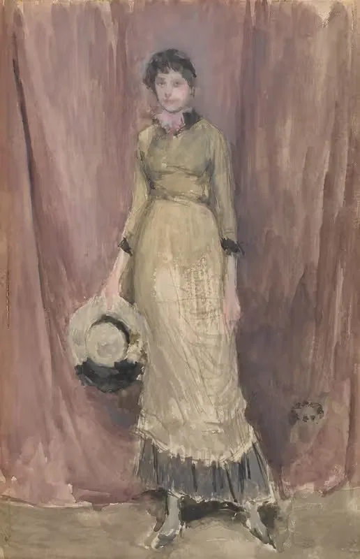 Гармония в фиолетовом и янтарном by Джеймс Абботт МаКнилл Уистлер, 1883-1884 — digital art print download