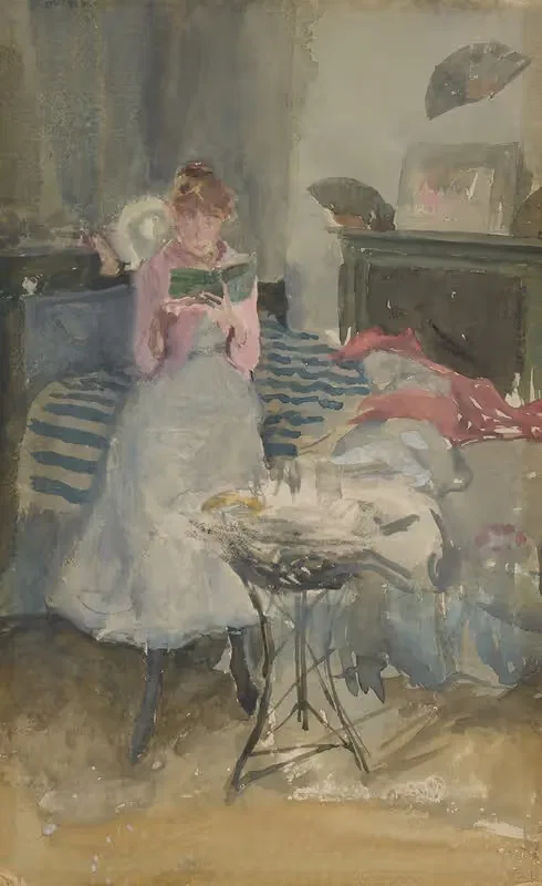 Розовая записка — Неваляшка by Джеймс Абботт МаКнилл Уистлер, 1883-1884 — digital art print download