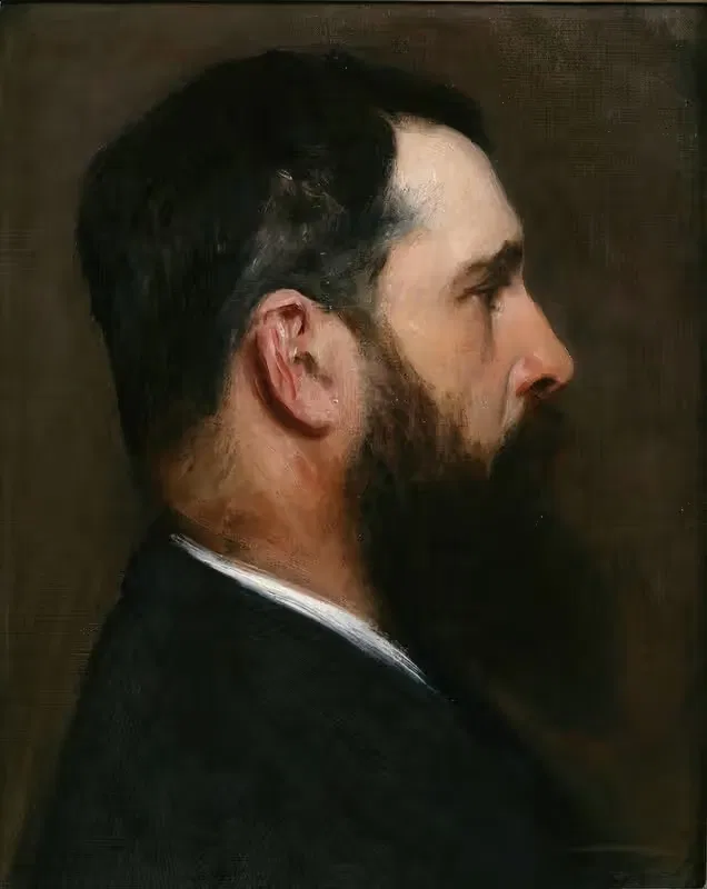Клод Моне by Джон Сингер Сарджент, 1887 — digital art print download