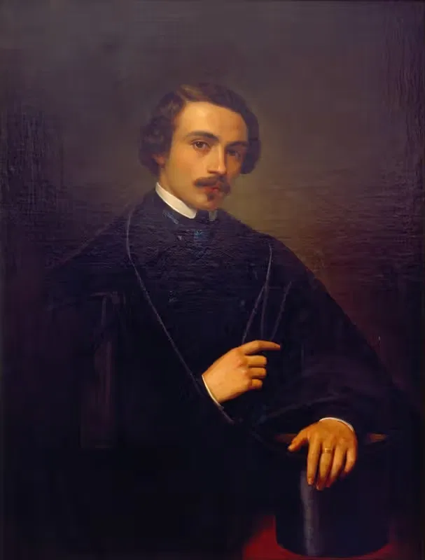 Автопортрет by Хуан Кордеро, 1847 — digital art print download