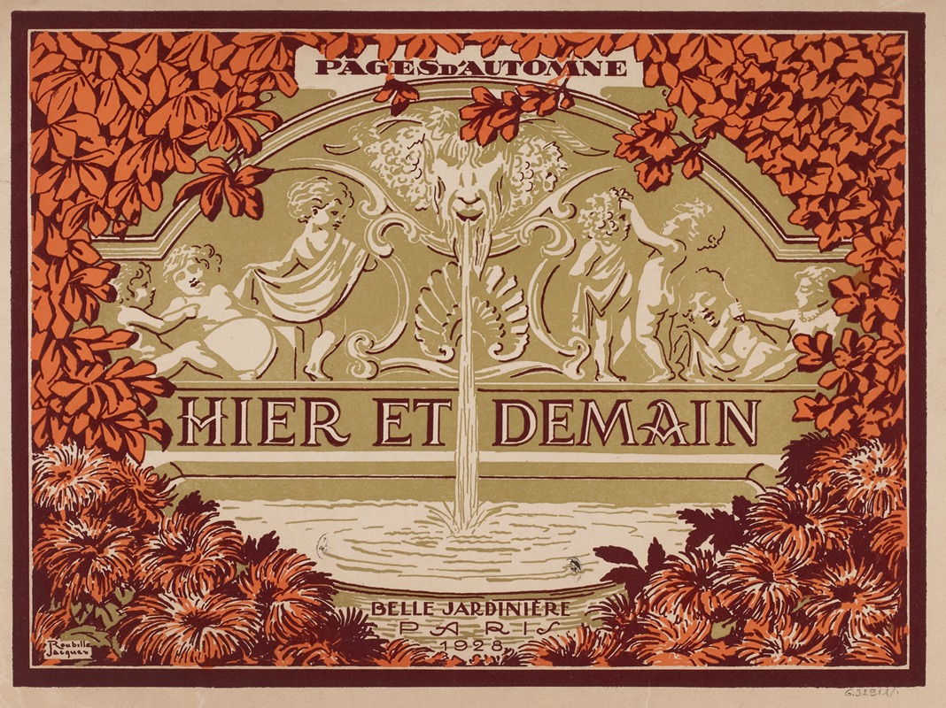 Pages d'Automne 4 by Jacques Roubille, 1928 — digital art print download
