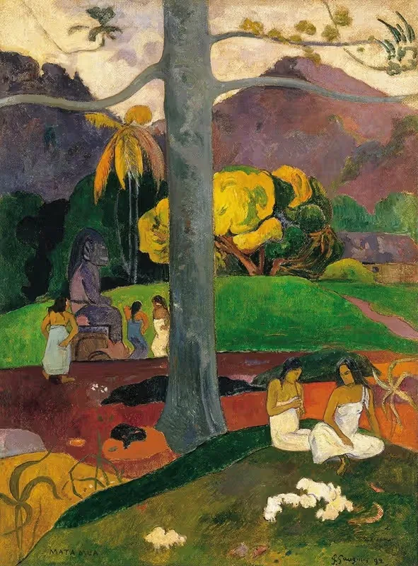 Mata Mua (In Olden Times) — Paul Gauguin