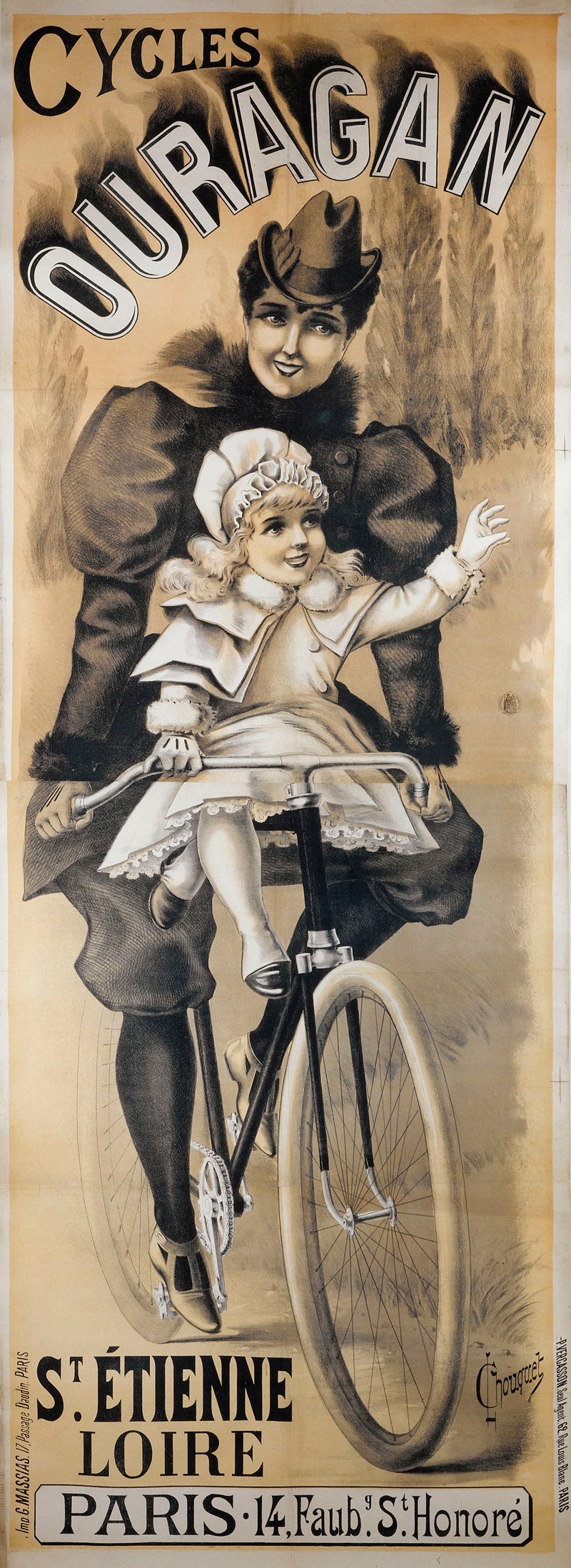 Cycles Ouragan St. Etienne Loire Paris — L. Chouquet