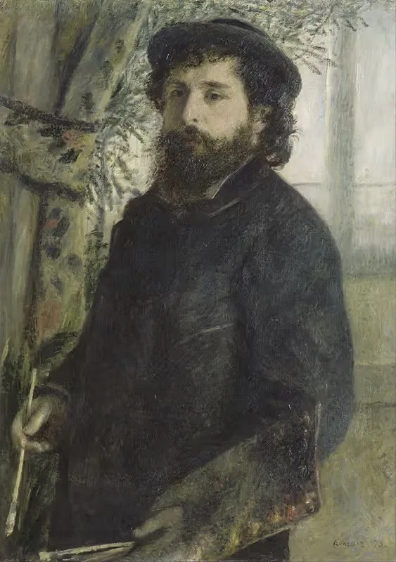 Клод Моне by Пьер-Огюст Ренуар, 1875 — digital art print download