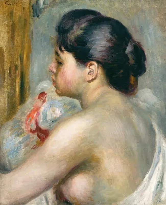 Темноволосая женщина by Пьер-Огюст Ренуар, 1903 — digital art print download