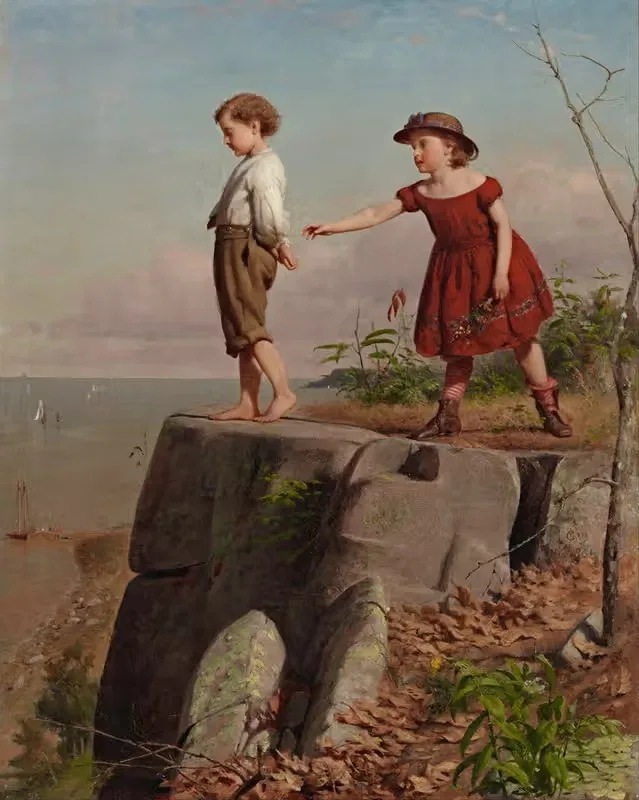 Неведомая опасность by Сеймур Джозеф Гай, 1865 — digital art print download