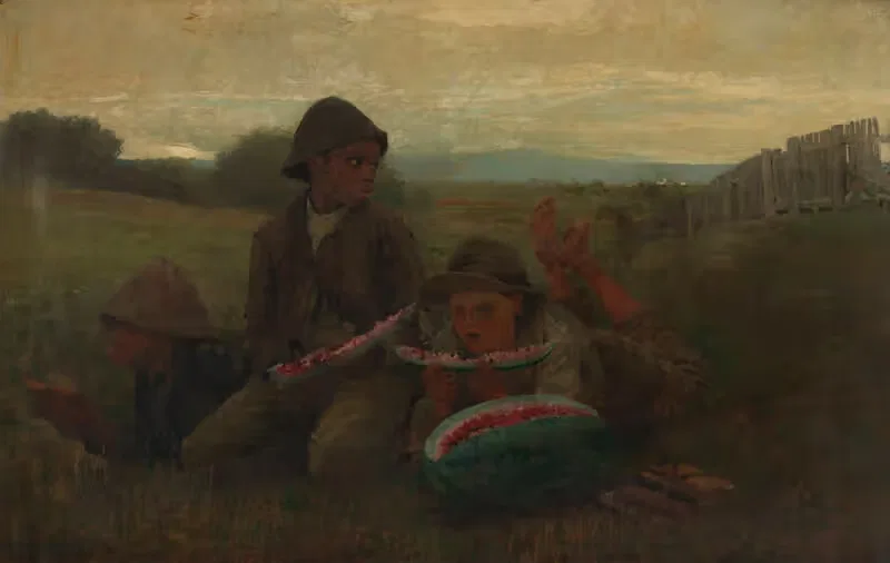 Мальчики с арбузами by Уинслоу Хомер, 1876 — digital art print download