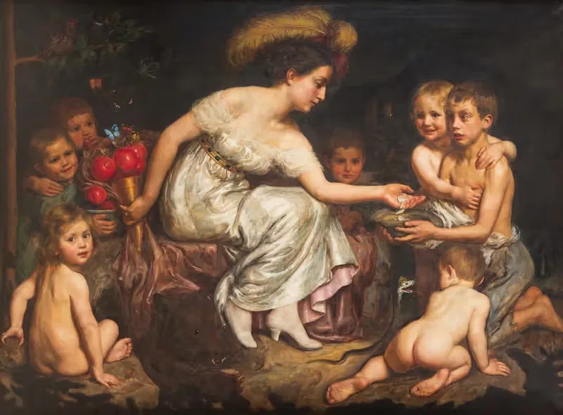 Allegory of Caritas — Alfred Schwarzschild