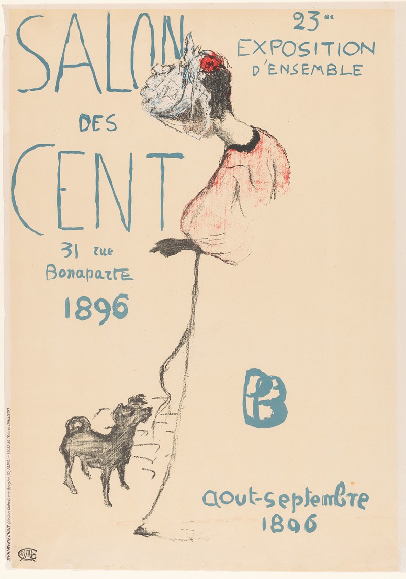 Salon des Cents by Пьер Боннар, 1896 — digital art print download