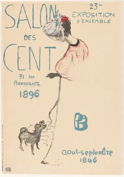 Salon des Cents by Пьер Боннар, 1896 — digital art print download