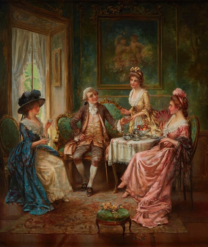 Чайное время by Эдвард Перси Моран — digital art print download