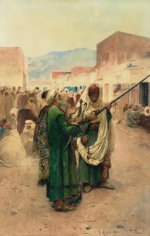 Торговец оружием by Густаво Симони, 1892 — digital art print download