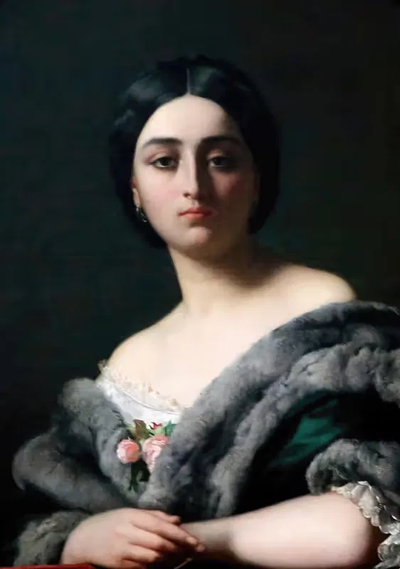 Леонида (или Монна Бельколоре) by Анри Леман, 1848 — digital art print download