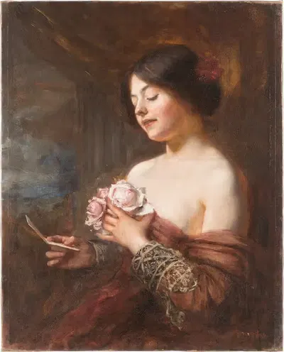 The love letter by Imre Gergely — digital art print download
