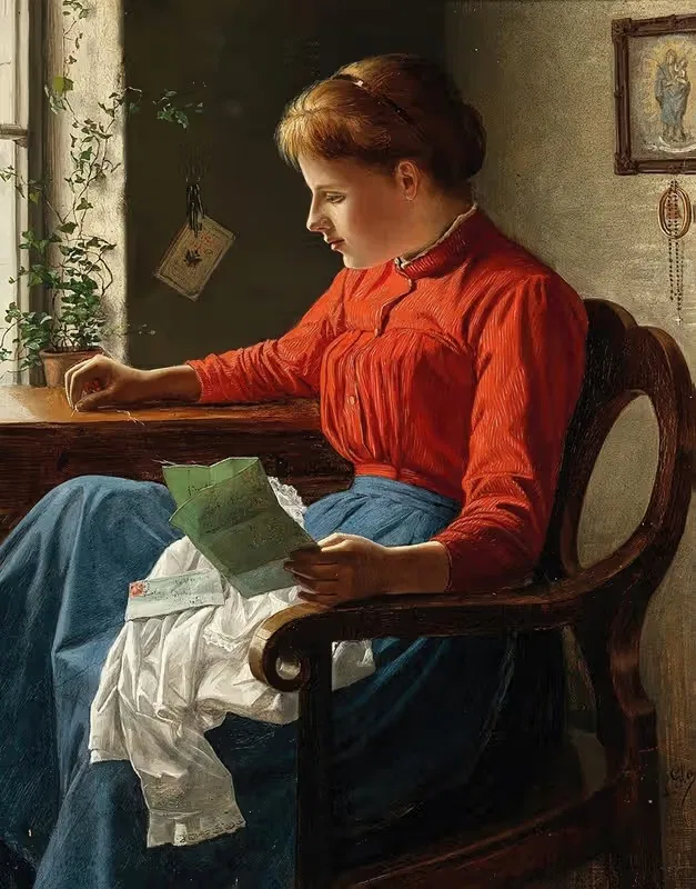 The Letter by Ludwig Gloss — digital art print download